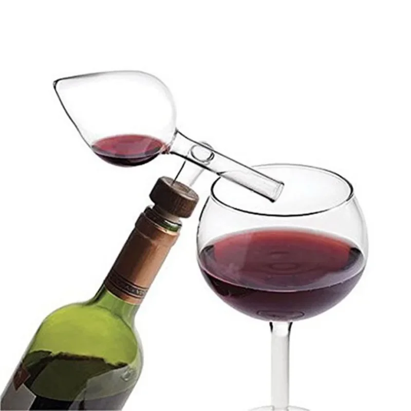 Wine Aerator Pour - อุปกรณ์เทไวน์แดงแบบพกพา ตัวเติมอากาศ ช่วยให้ไวน์สดใหม่และเทง่าย อุปกรณ์เติมอากาศในแก้วไวน์รุ่นใหม่