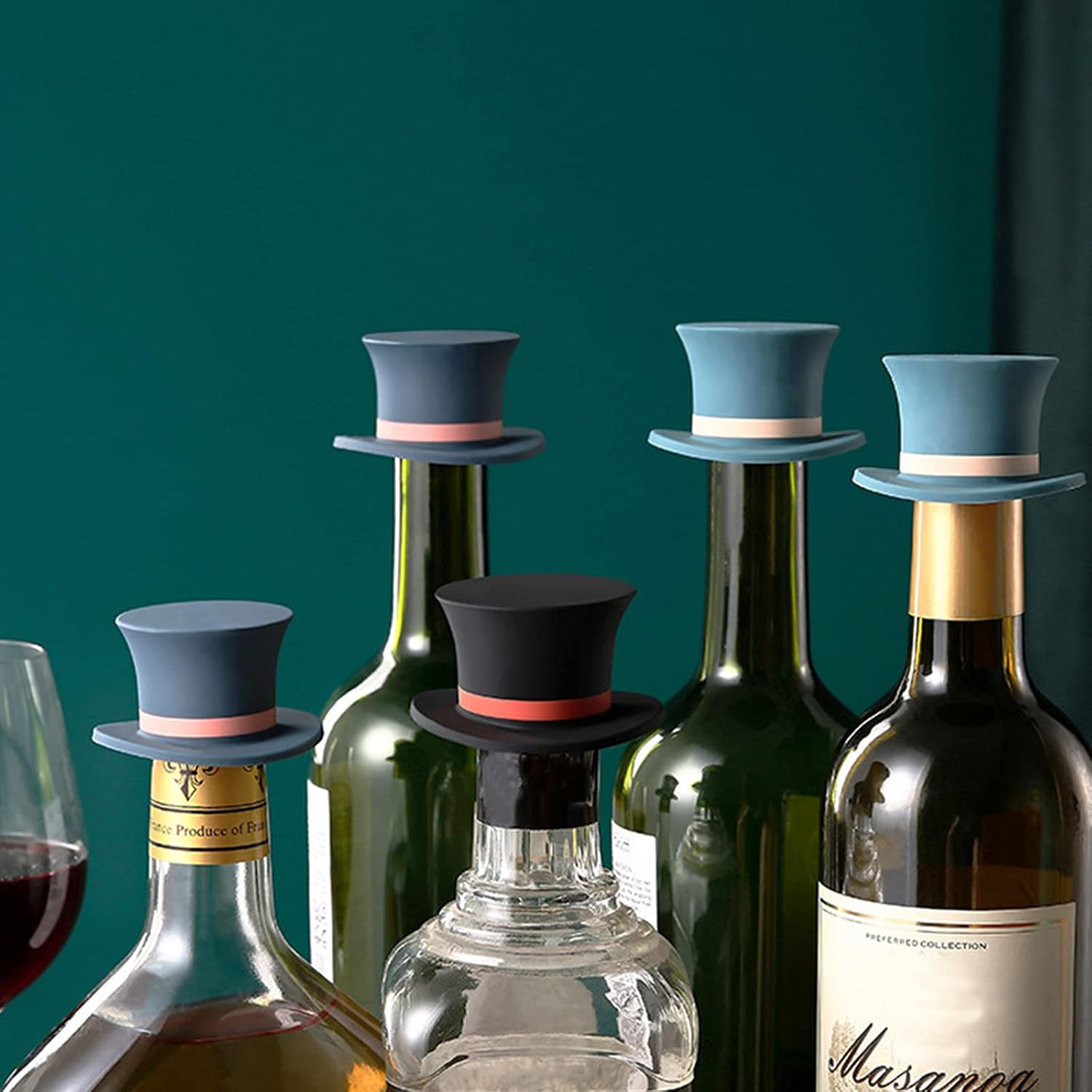 จุกปิดขวดซิลิโคนรูปหมวกวิเศษฮา - Wine Beer Hat บทวิจารณ์และราคา