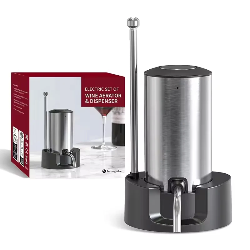 เครื่องเติมอากาศและเครื่องจ่าย - Wine Aerator Pour บทวิจารณ์และราคา