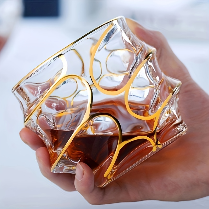 แก้ววิสกี้ทรงกระบอกลายเส้นสีทอ - Whisky Beer And Wine บทวิจารณ์และราคา