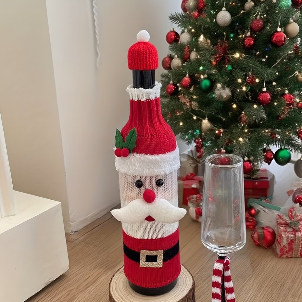 ปลอกขวดไวน์ถักลายกวางเรนเดียร์ - Wine Beer Hat บทวิจารณ์และราคา