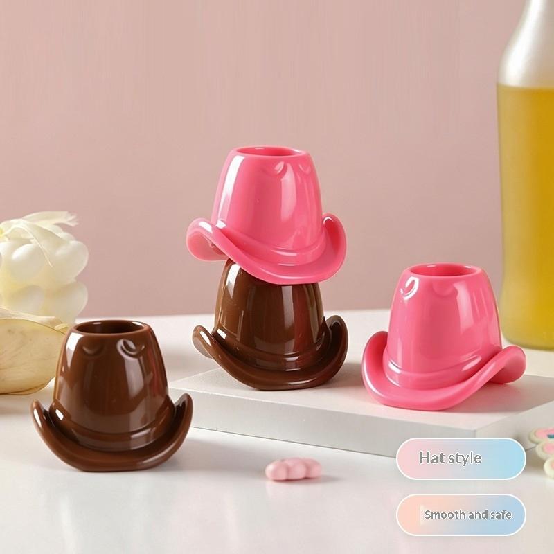 แก้วไวน์รูปหมวกคาวบอยที่ทนทาน  - Wine Beer Hat บทวิจารณ์และราคา