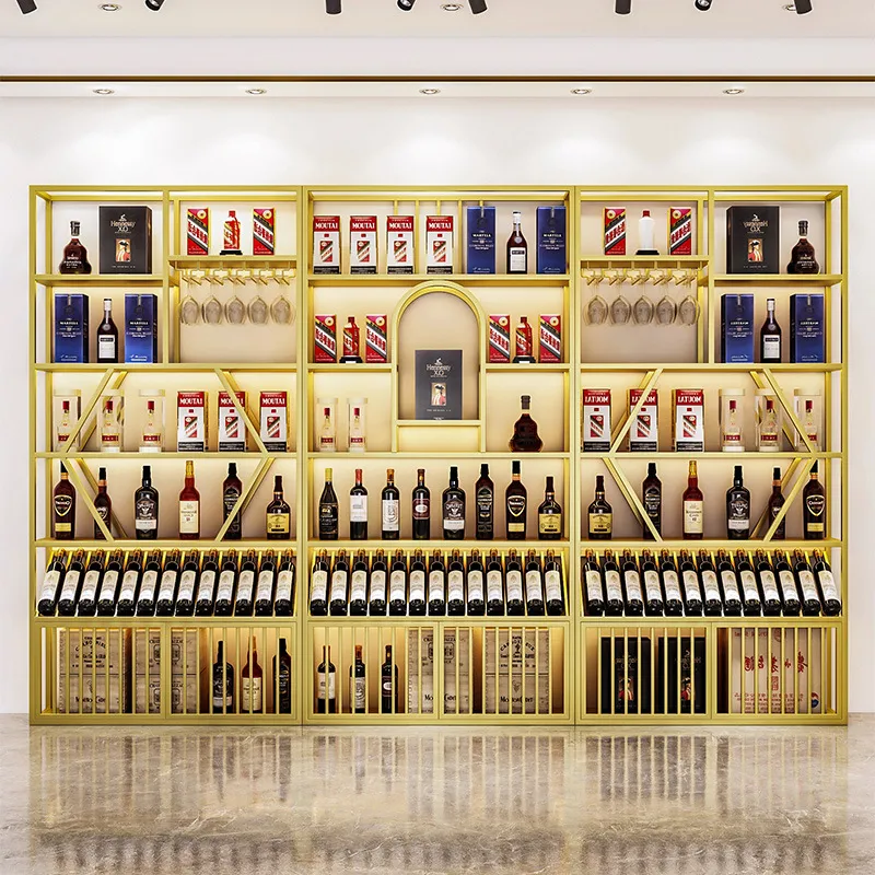 ชั้นวางไวน์เหล็กดัดแบบโมเดิร์น - Wine & Beer Guayaquil บทวิจารณ์และราคา